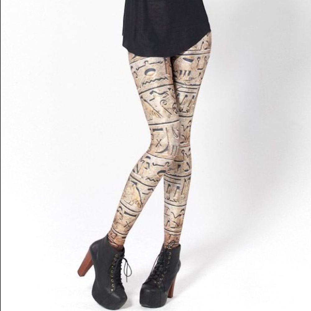 Blackmilk - Hieroglyphics Leggings - Small